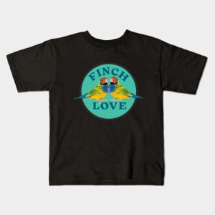 Finch Bird Love Kids T-Shirt